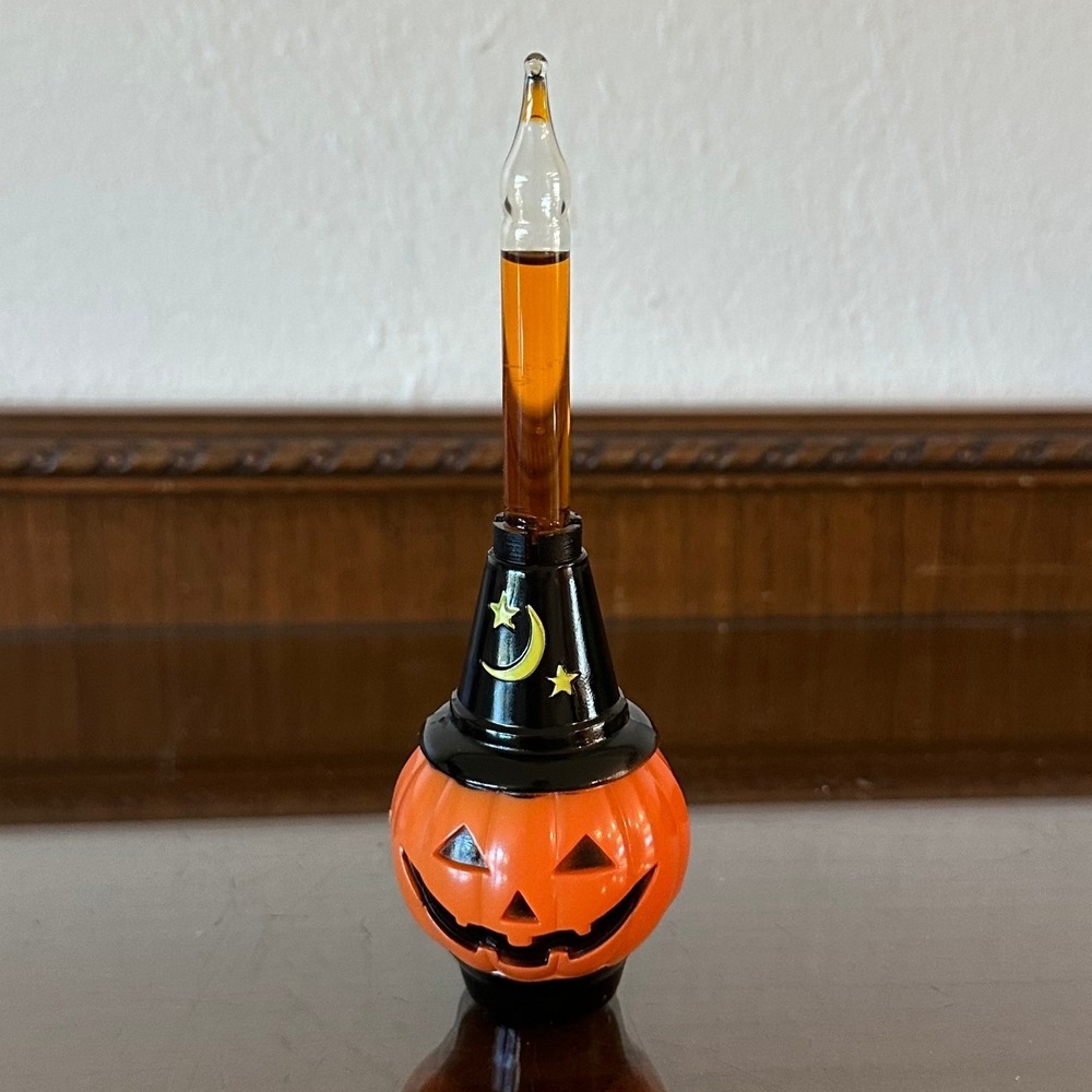 Christopher Radko Shiny Brite Halloween Pumpkin Bubble Light Replacement Bulb